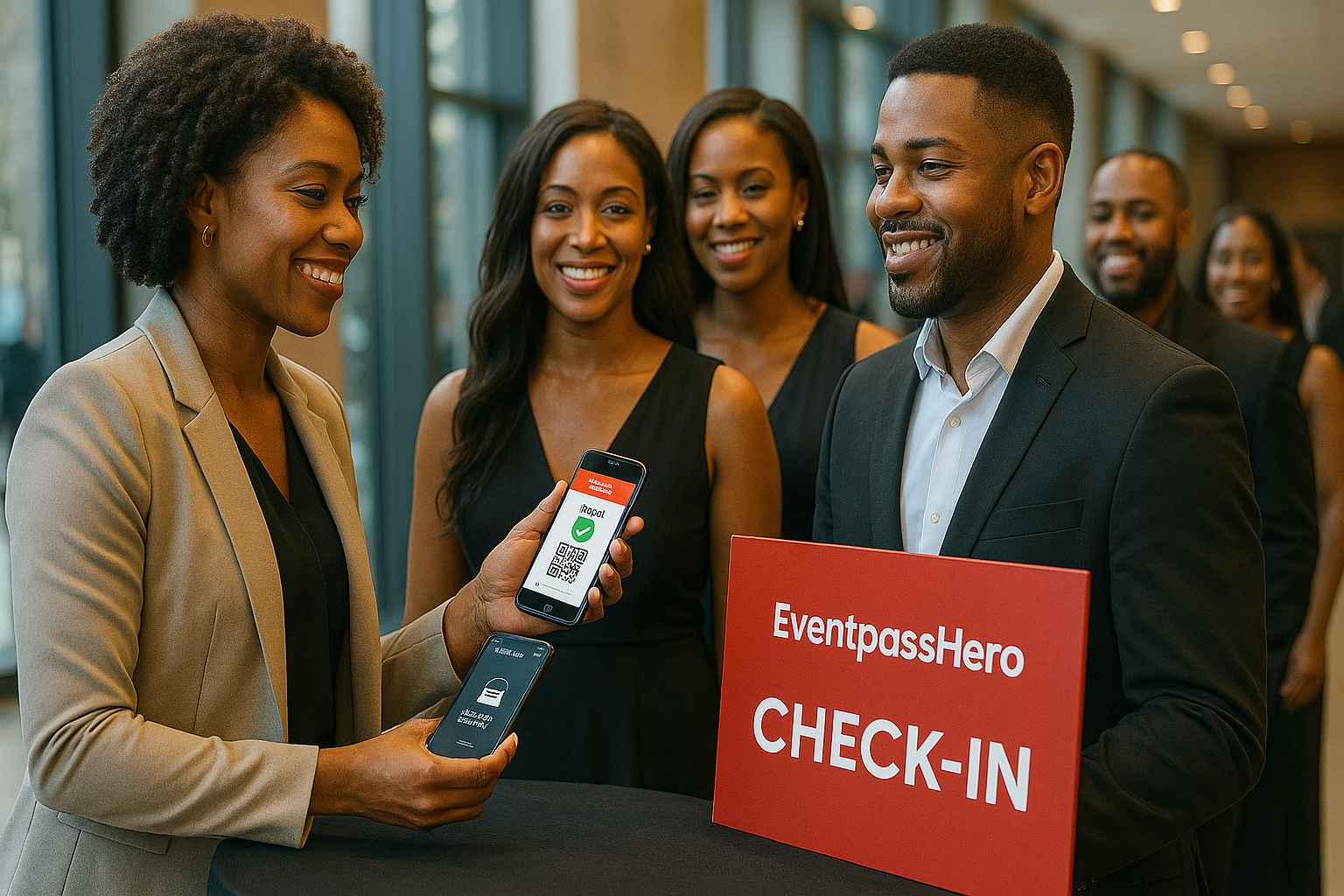 Attendees at an Eventpasshero event