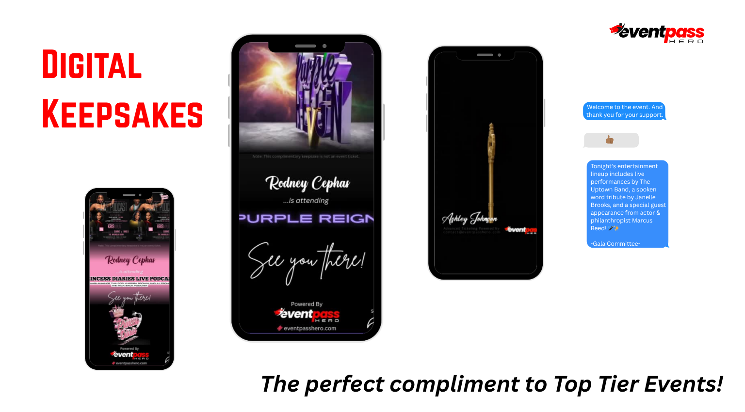 Digital keepsake example